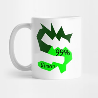 Green Funky Snake Mug